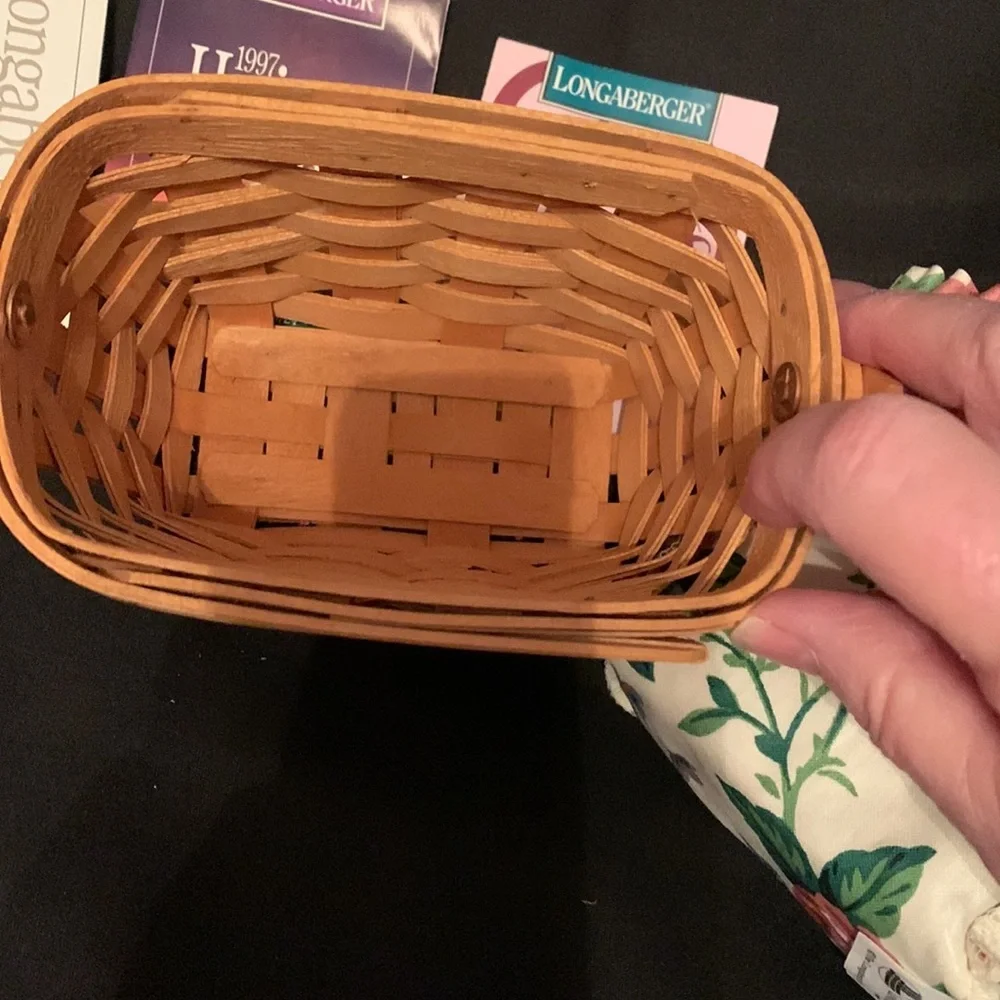 Longaberger 1997 Horizon Of Hope Cancer Basket. 3rd In The Series.